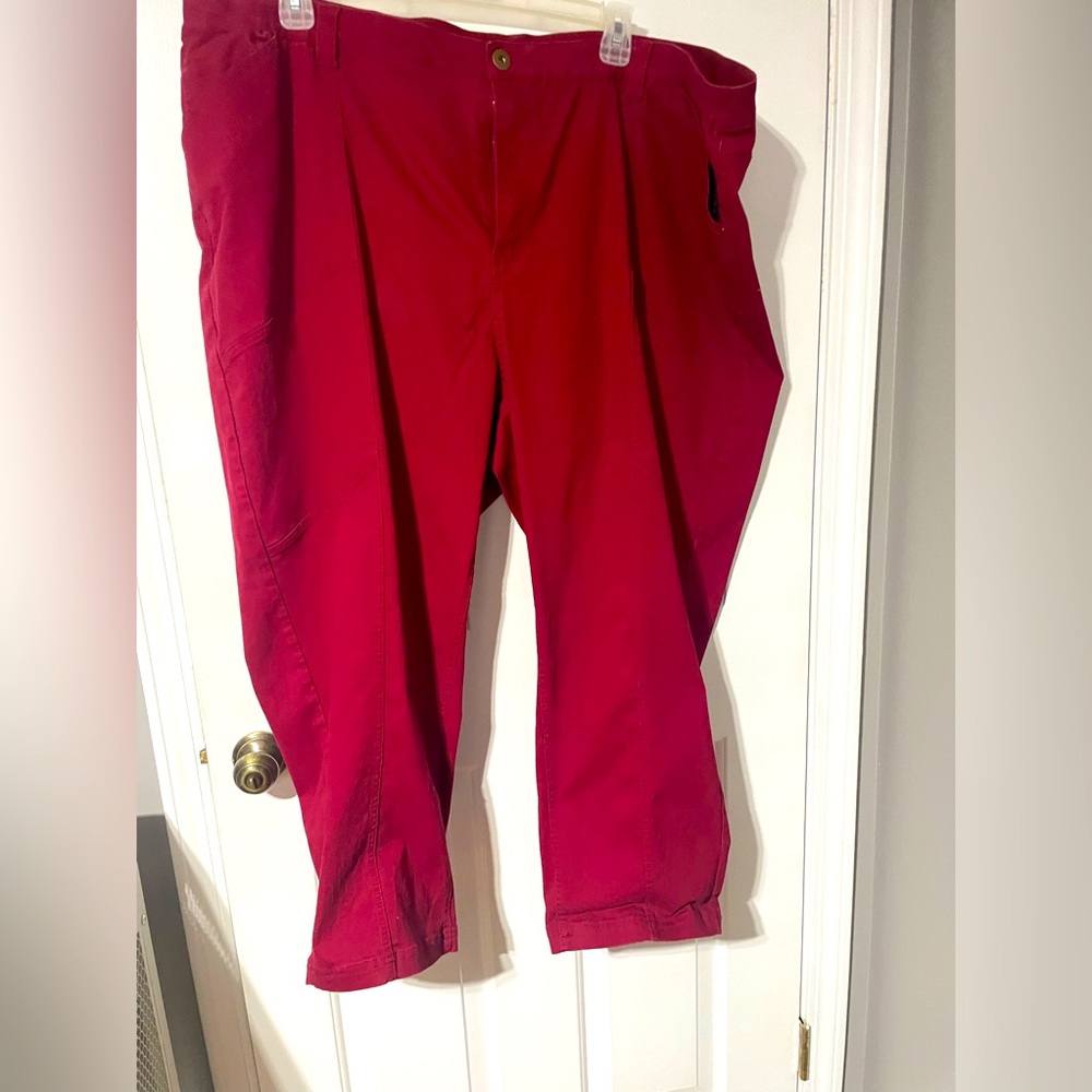 Catherine’s- Cranberry colored Jeans 30/32